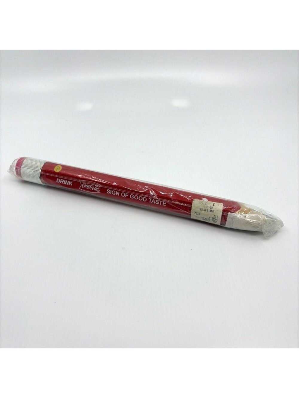Vintage Coca-Cola Large 3-in-1 Pencil Ruler Eraser 12" NOS Sign Of Good Taste